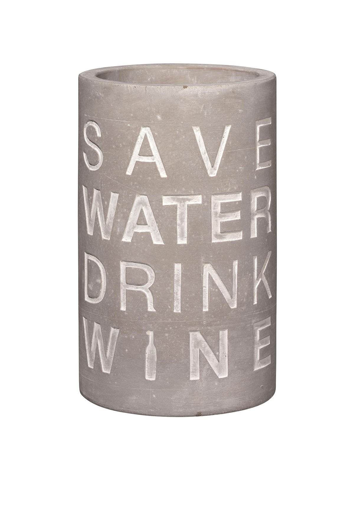 Weinkühler: Save Water Drink Wine Weinkühler Räder 