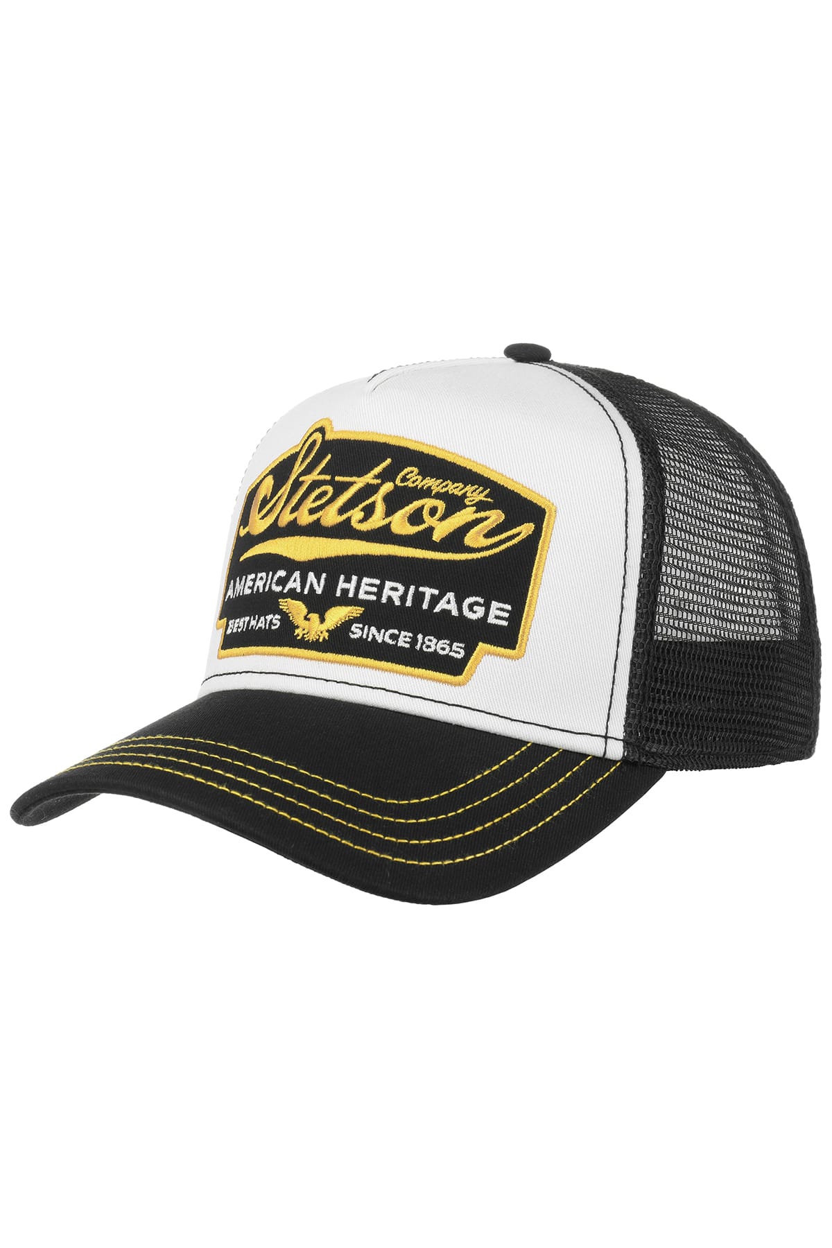 Baseballcap Trucker Cap American Heritage Schwarz Baseballcap Stetson 