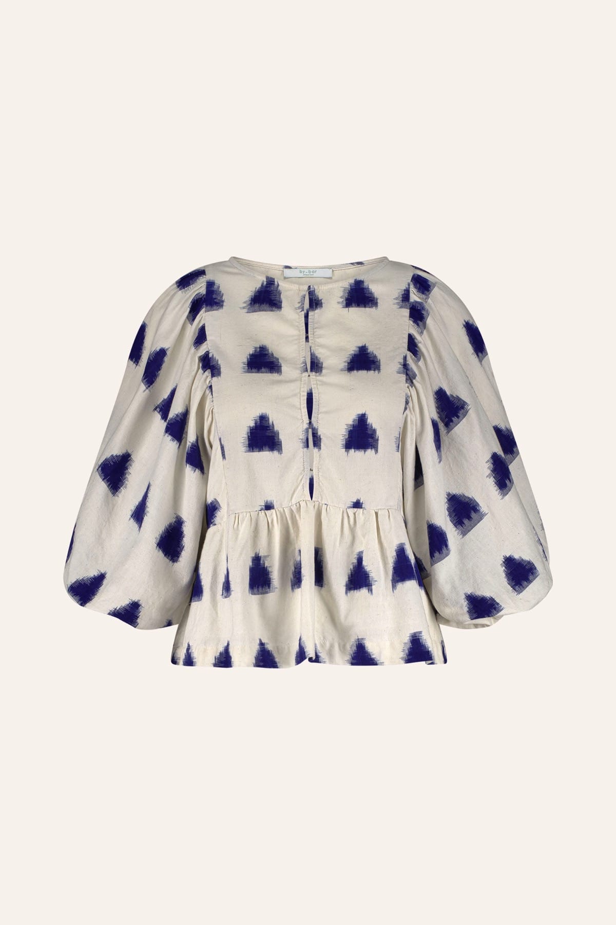 Bluse avelon blue ikat Bluse By Bar 