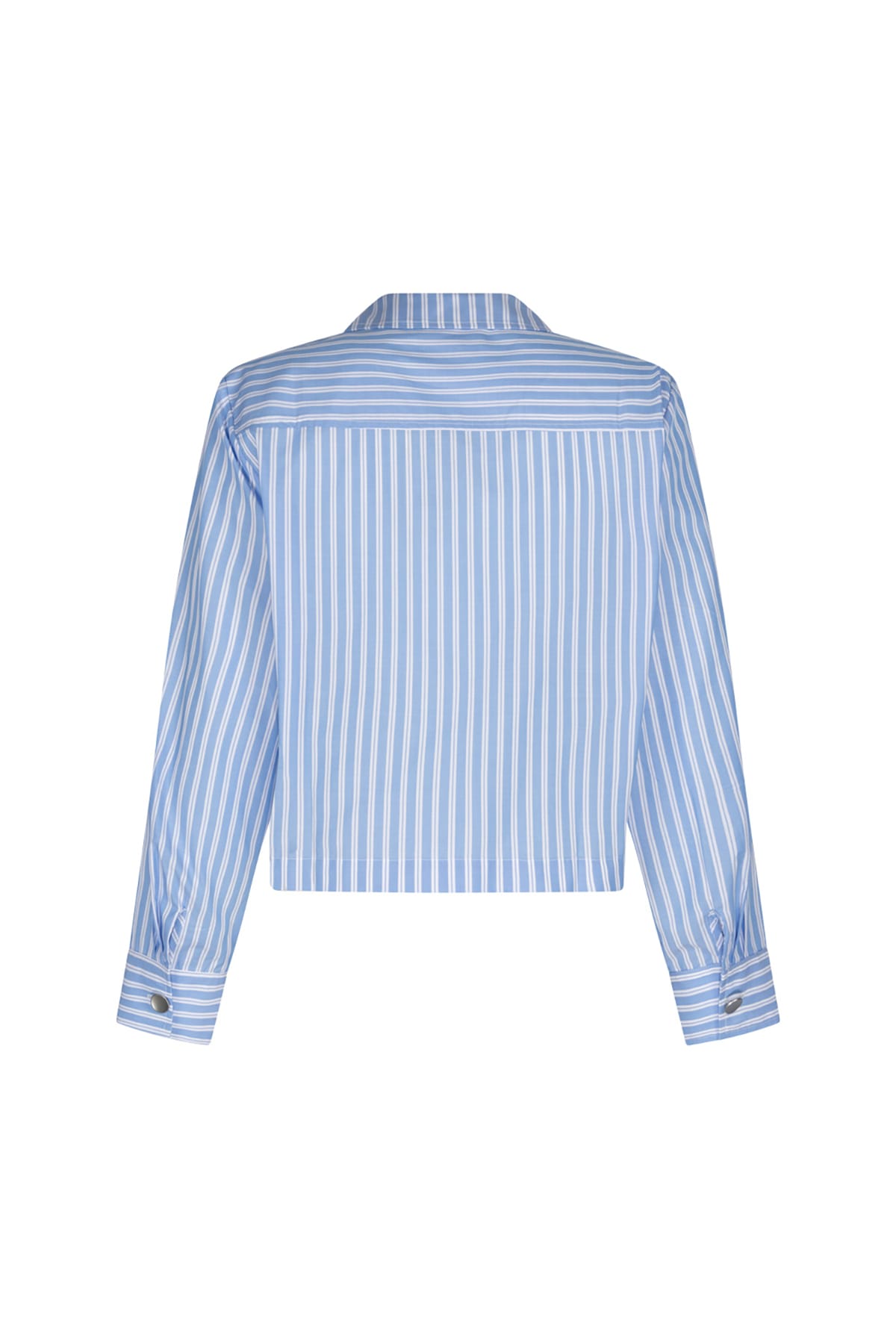 Bluse Elsie top l/s Blue white stripe Bluse Another Label 