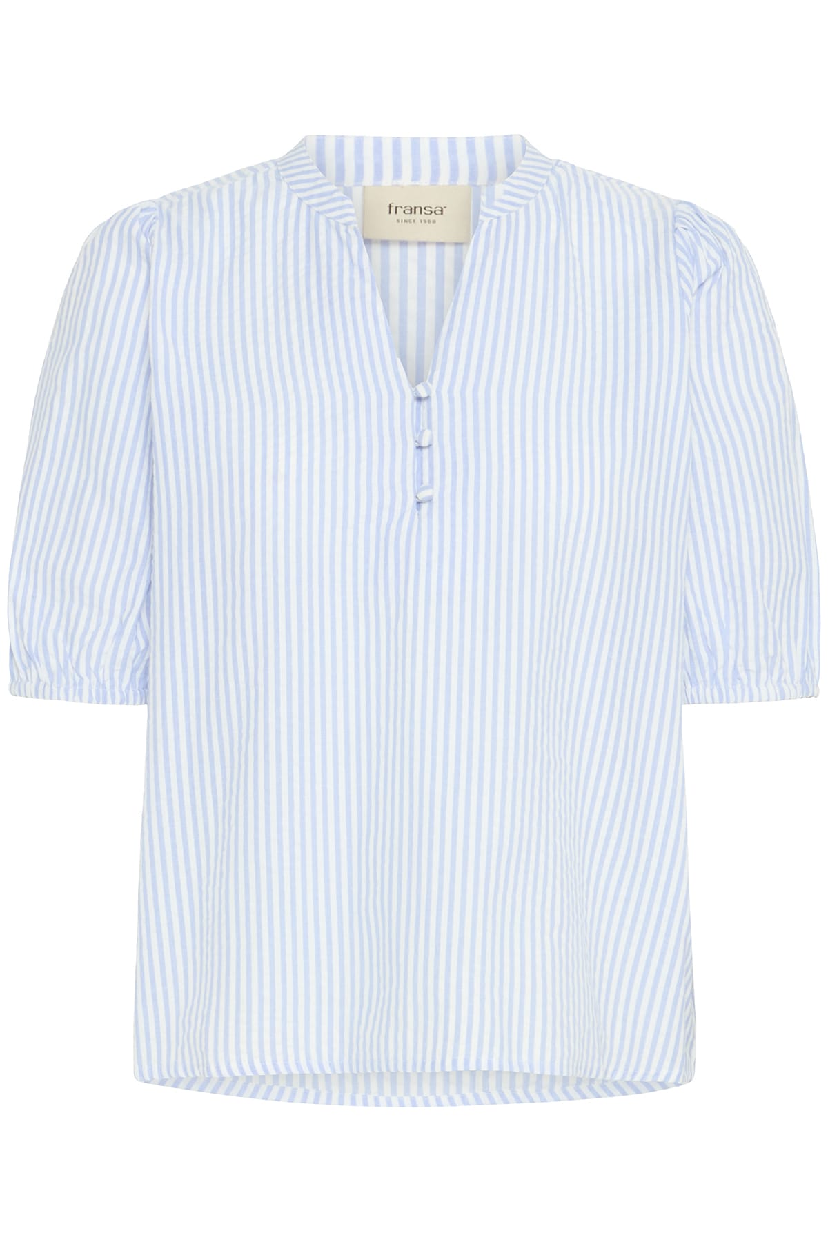 Bluse FRCAYLA BL 1 Cashmere Blue st Bluse Fransa 