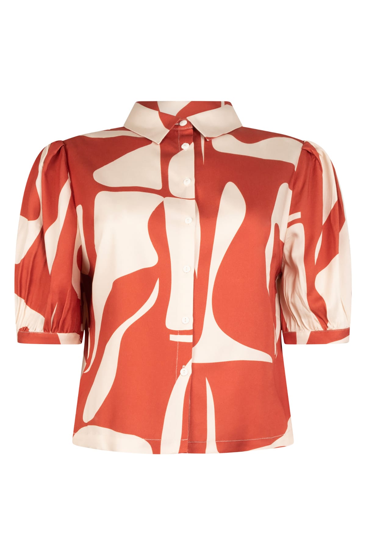 Bluse Lierre shirt s/s Graphic ginger Bluse Another Label 