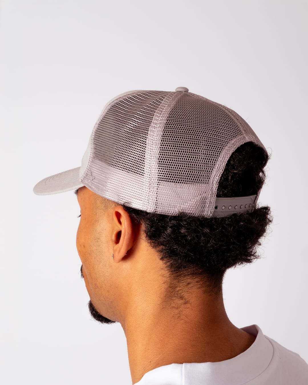 Cappie Trucker Cap “MARY JANE BERLIN” Logo Light Grey Cappie Mary Jane Berlin 