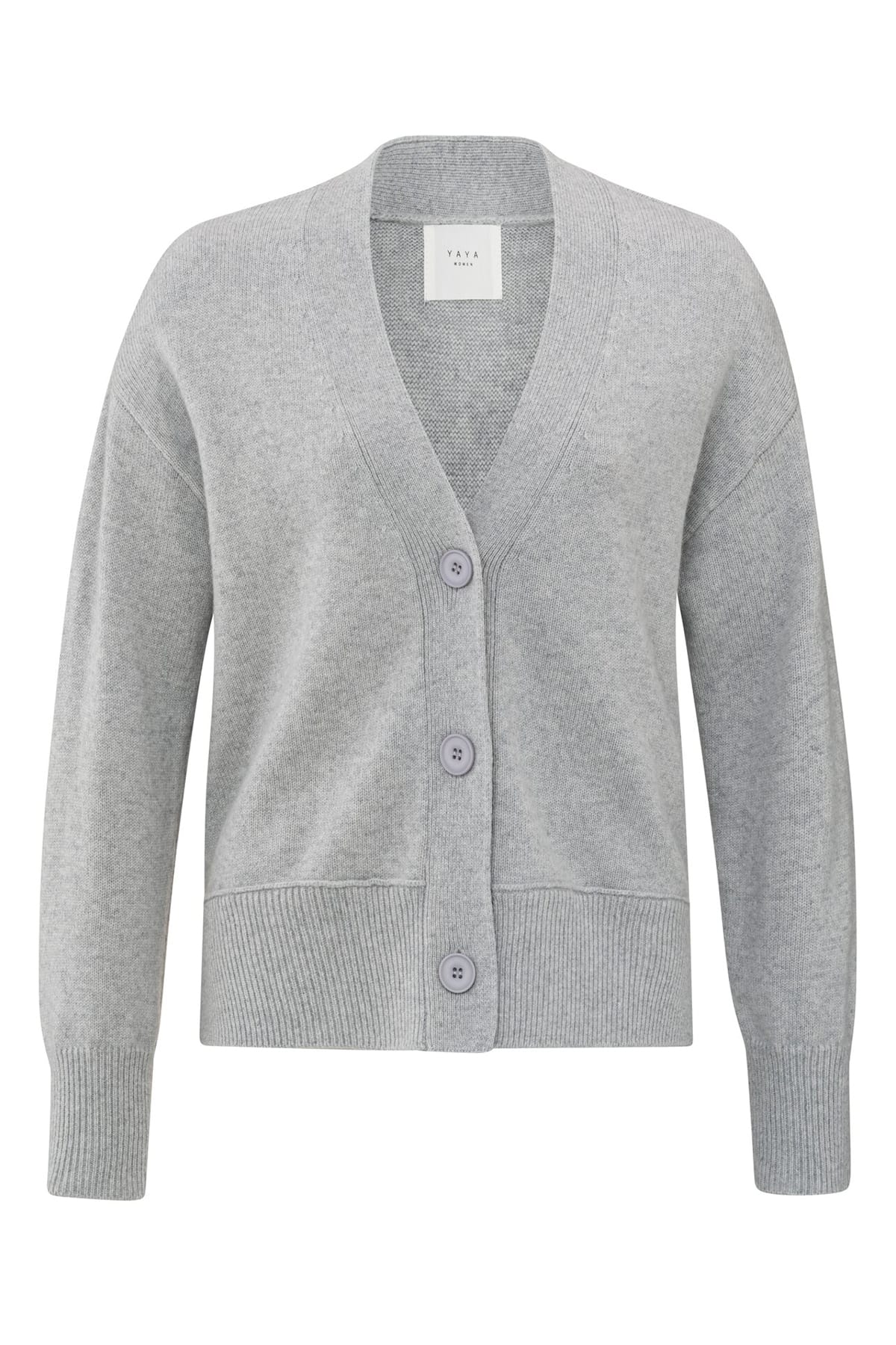 Cardigan Cardigan with buttons ls MEDIUM GREY MELANGE Cardigan YAYA 