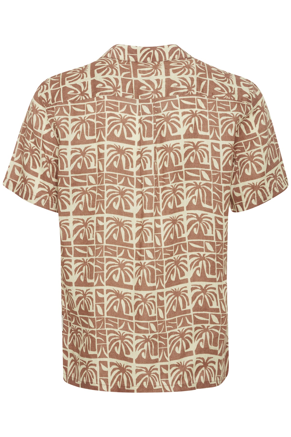 Hemd CFAnton SS AOP palm shirt - 100% linen Beaver Fur Hemd Casual Friday 