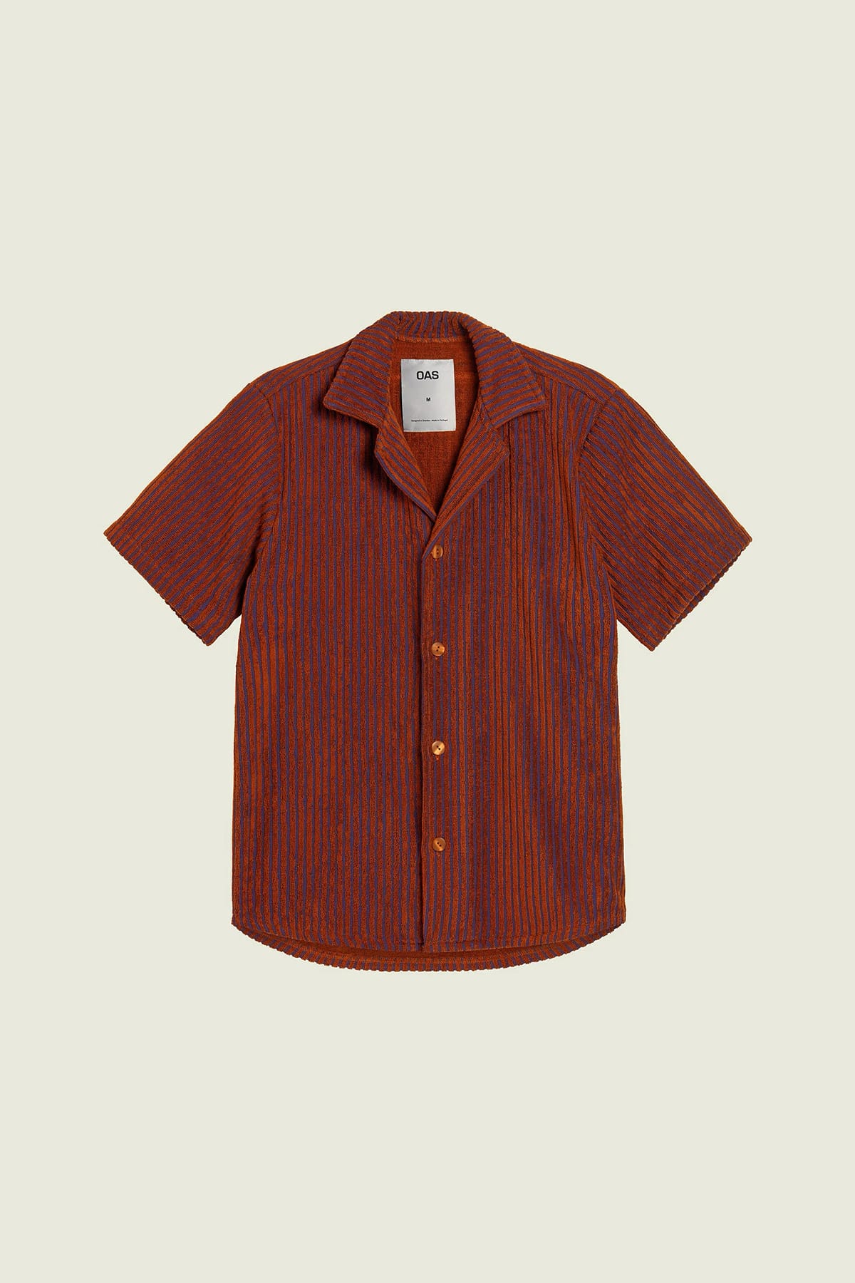 Hemd Deep Cut Cuba Terry Hemd OAS 