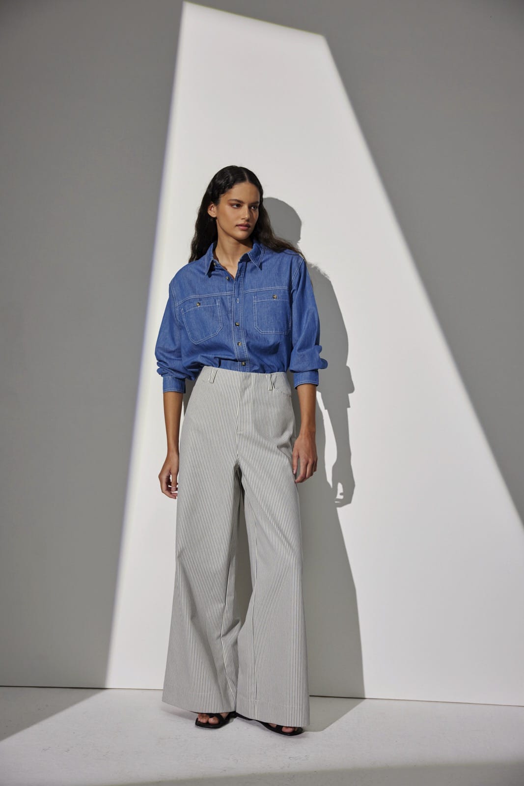 Hose Gale trousers Blue stripes Hose JC Sophie 