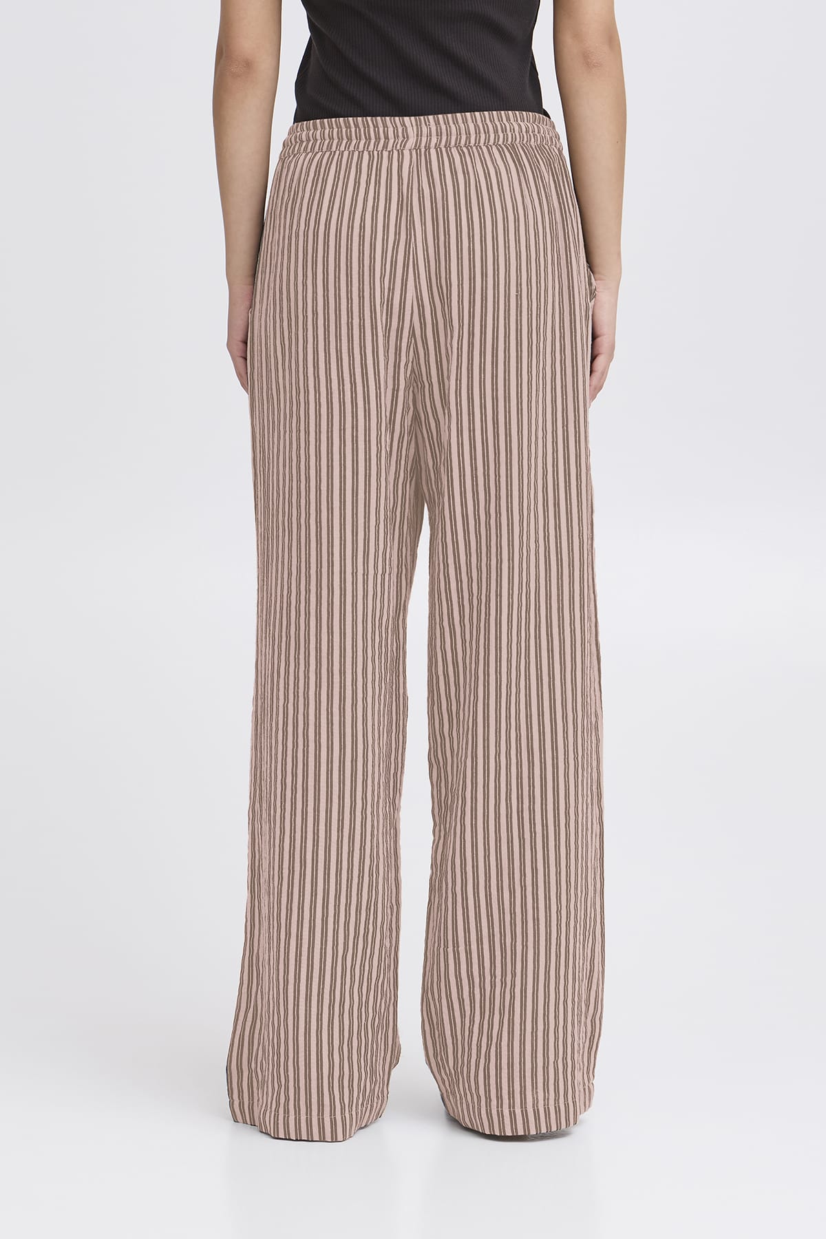 Hose IAFOXA STRIPED BEACH PT Light Lilac Stripe Hose ICHI 