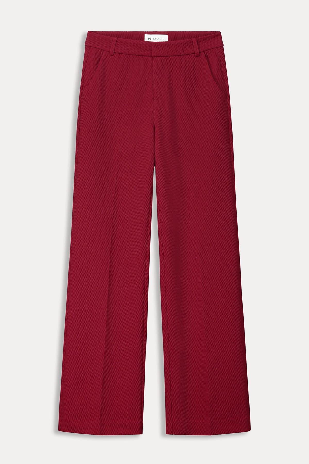 Hose Wide Leg Burgundy Red Hose POM Amsterdam 