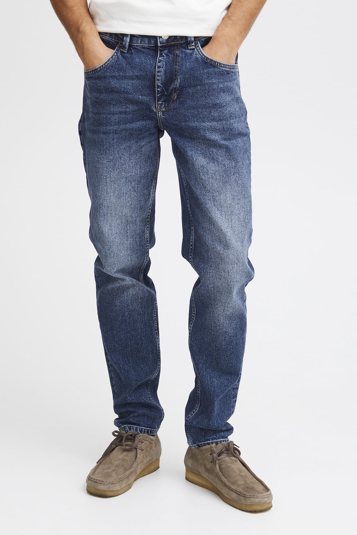 Jeans Karup 5 pocket regular jeans Denim mid blue Jeans Casual Friday 