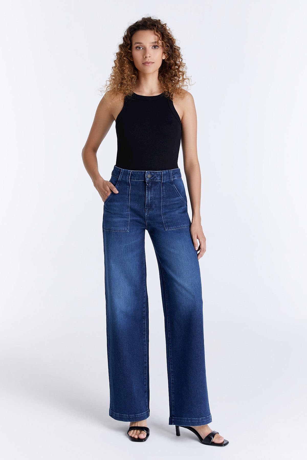 Jeans Lulu Dark Blue Jeans C.O.J - Cup of Joe Denim 