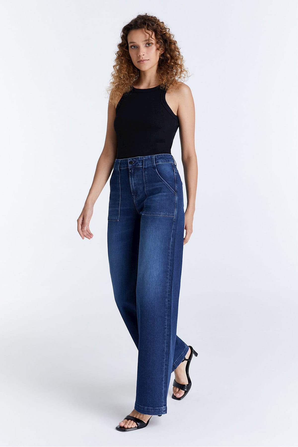 Jeans Lulu Dark Blue Jeans C.O.J - Cup of Joe Denim 