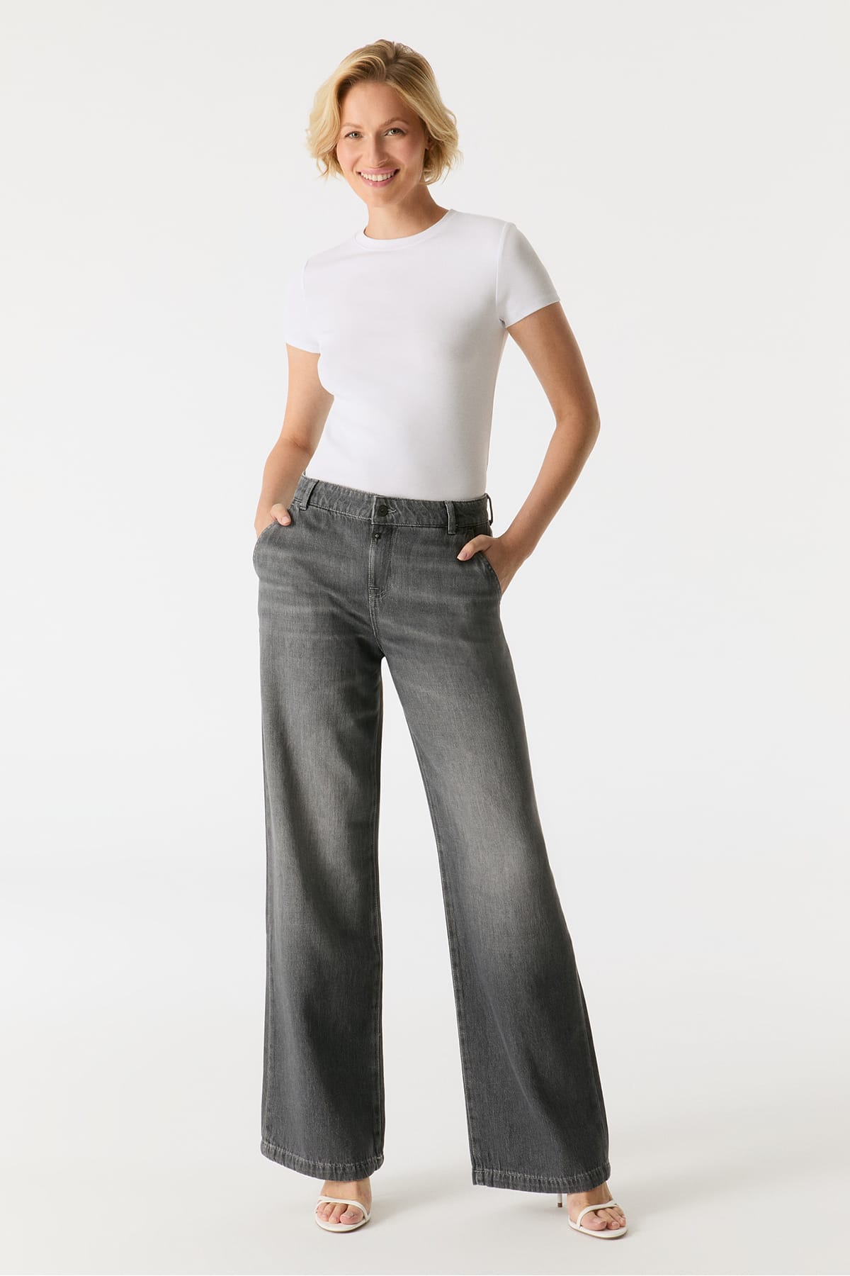 Jeans Maxine Smoke Grey Jeans C.O.J - Cup of Joe Denim 