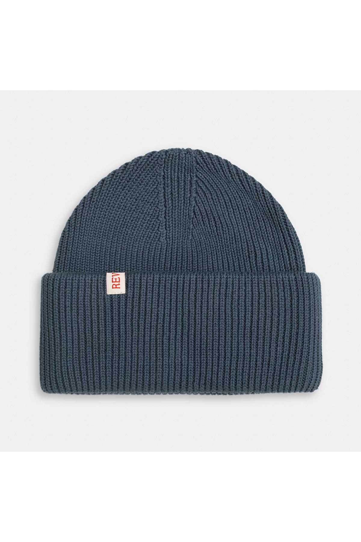 Mütze Big Fold Up Beanie Dustblue Mütze RVLT Revolution 