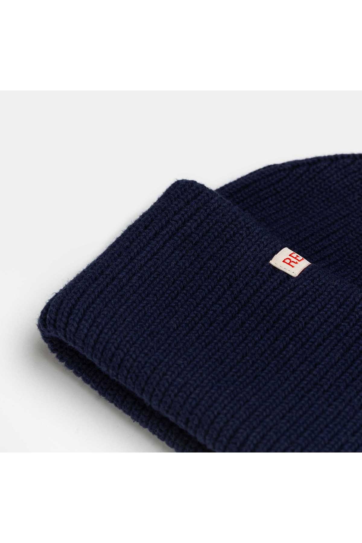 Mütze Big Fold Up Beanie Navy Mütze RVLT Revolution 