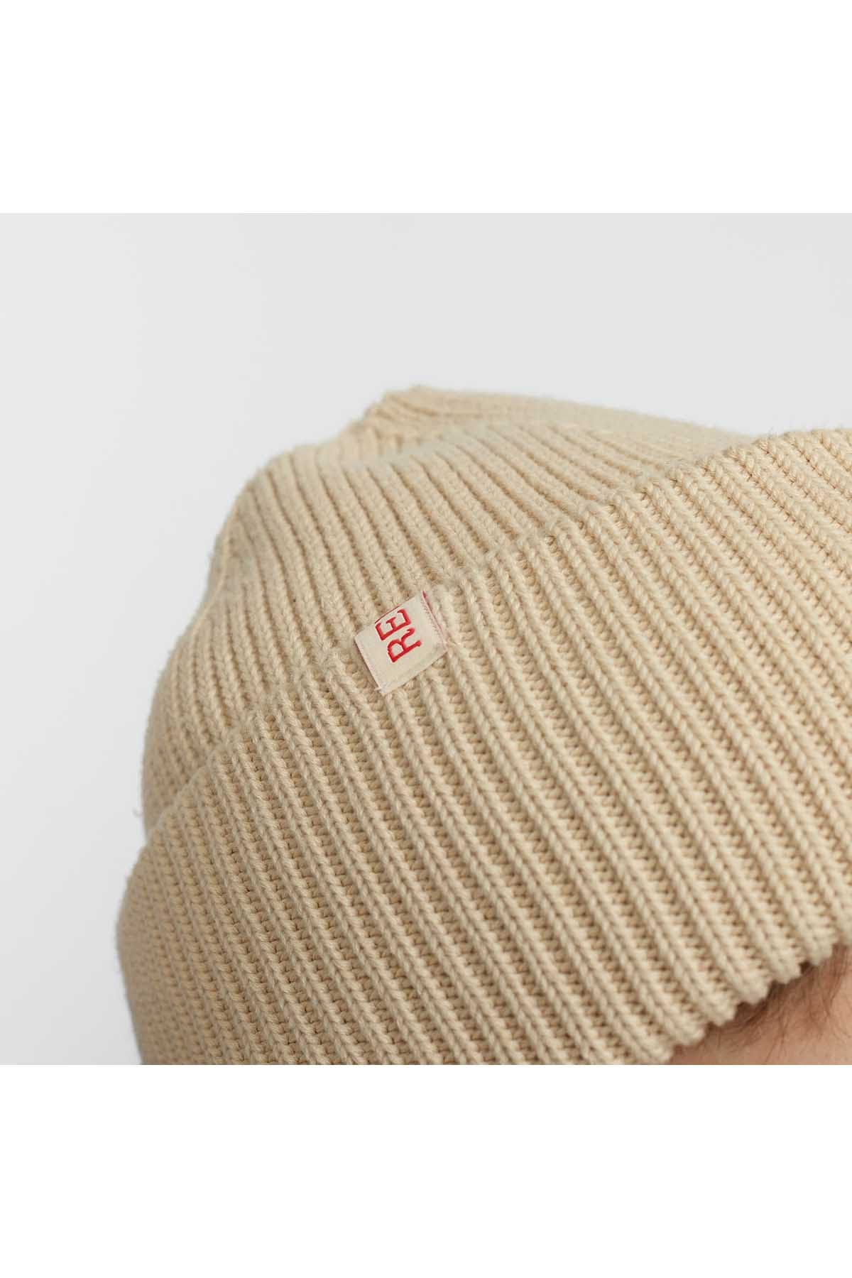 Mütze Big Fold Up Beanie Offwhite Mütze RVLT Revolution 