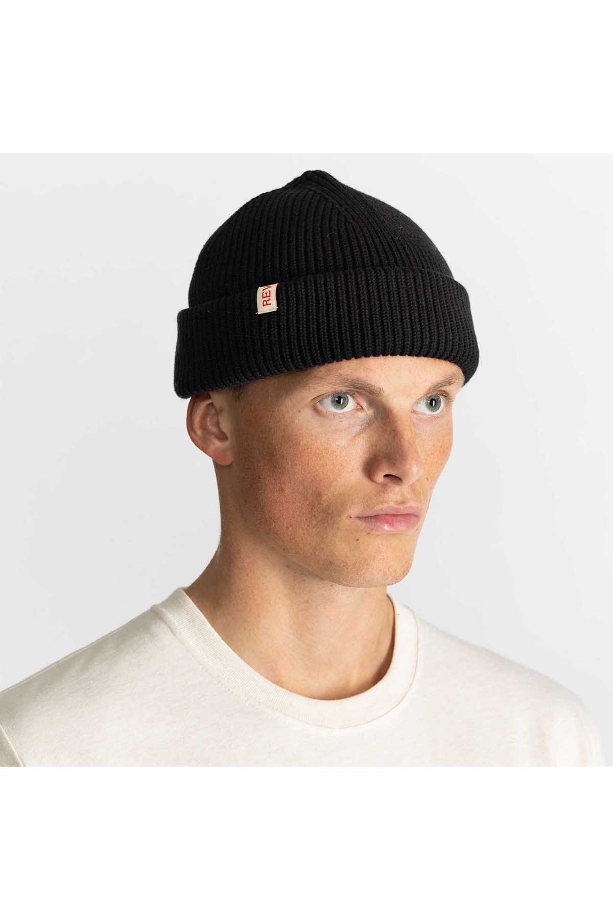 Mütze Fisherman Beanie Black Mütze RVLT Revolution 