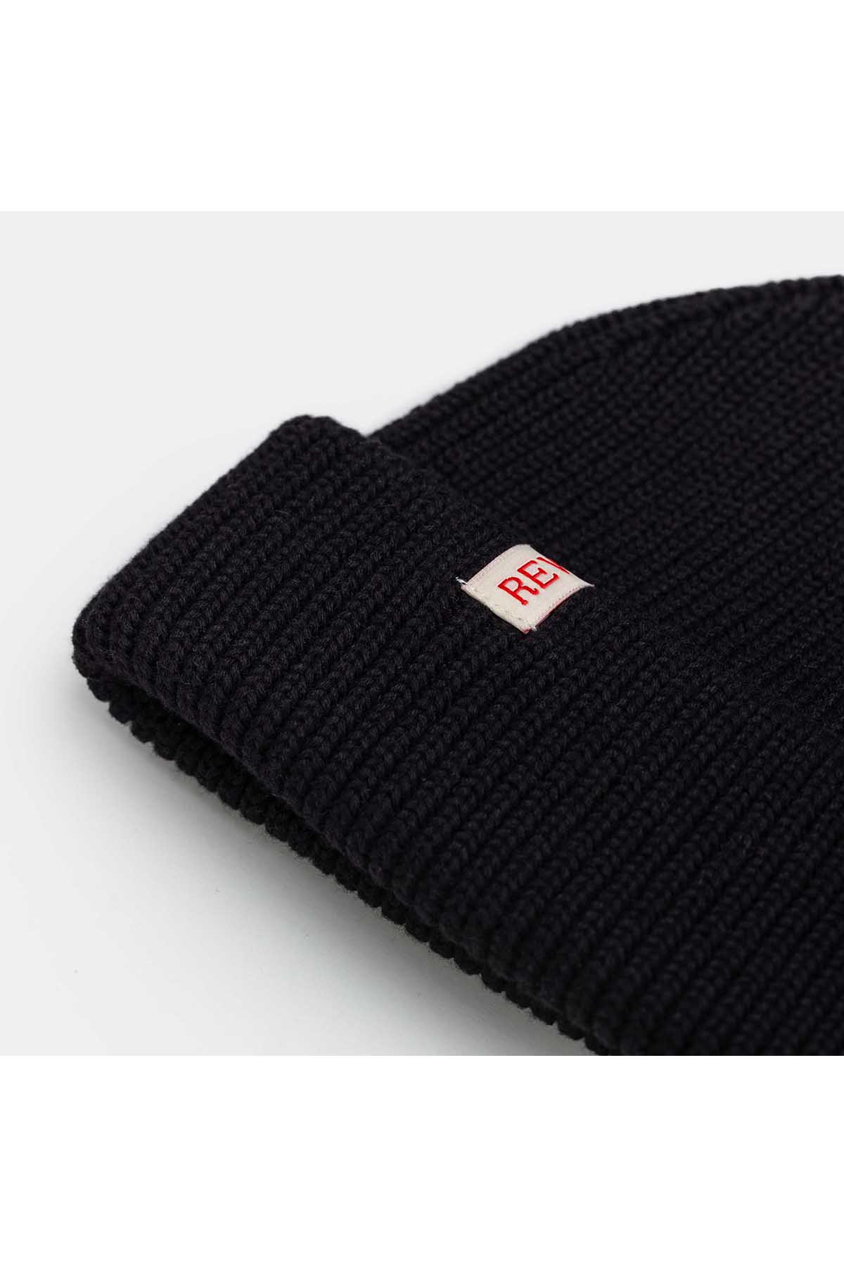 Mütze Fisherman Beanie Black Mütze RVLT Revolution 