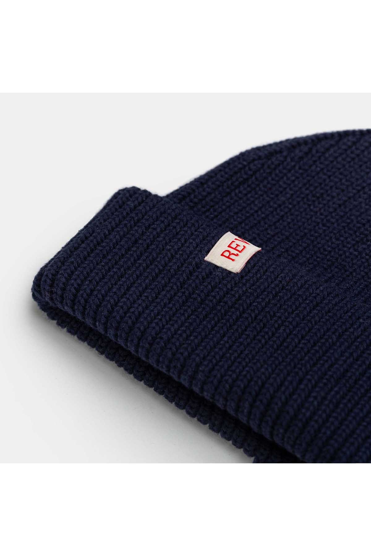 Mütze Fisherman Beanie Navy Mütze RVLT Revolution 