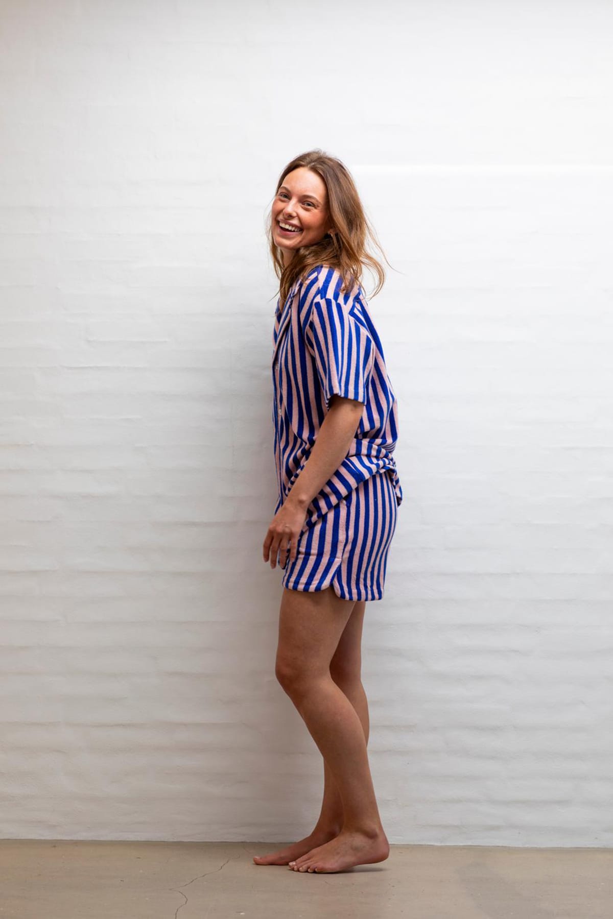 Shorts Naram Gym Shorts dazzling blue & rose Shorts Bongusta 