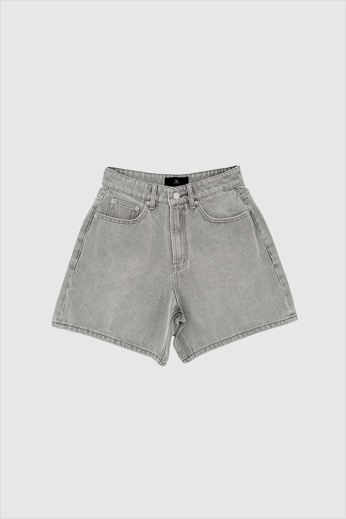 Shorts WBLKAROLINA DENIM SHORTS Spring Grey Shorts With Black 