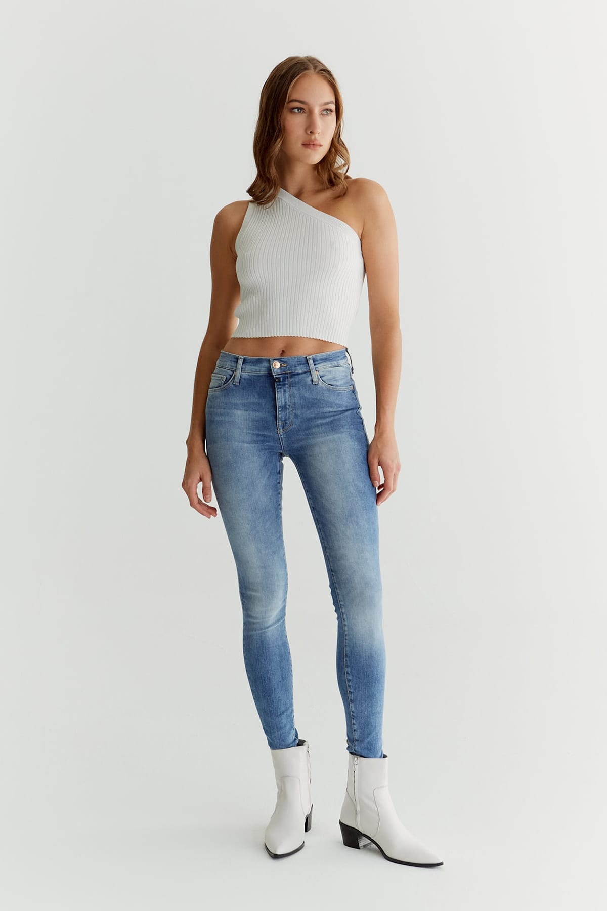 Skinny Jeans Sophia - Medium Blue Jeans C.O.J - Cup of Joe Denim 
