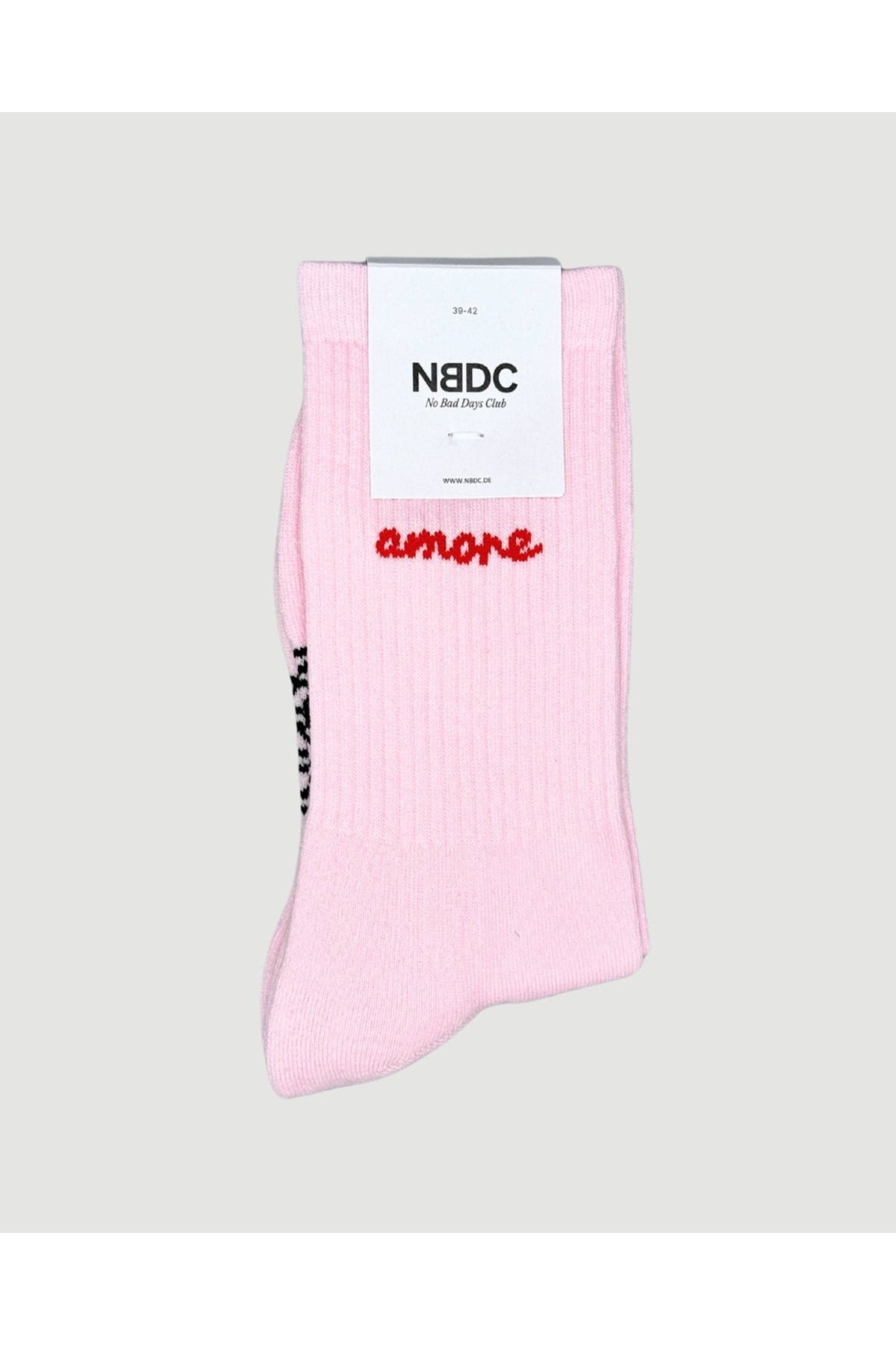 Socken Amore rosa Socken No Bad Days Club 
