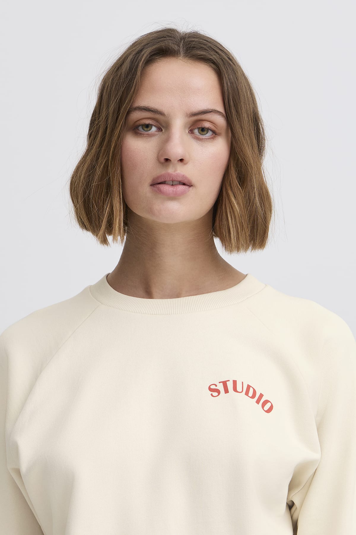 Sweatshirt IHMARROT SW Birch Sweatshirt ICHI 