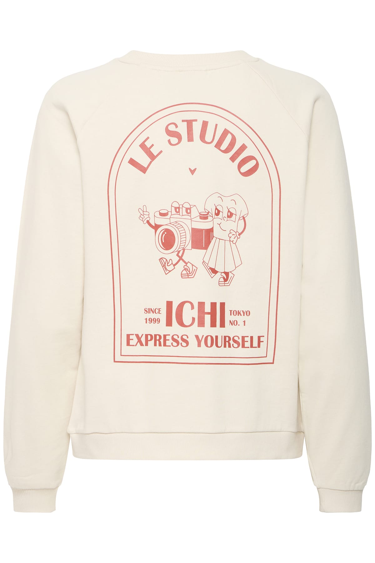 Sweatshirt IHMARROT SW Birch Sweatshirt ICHI 