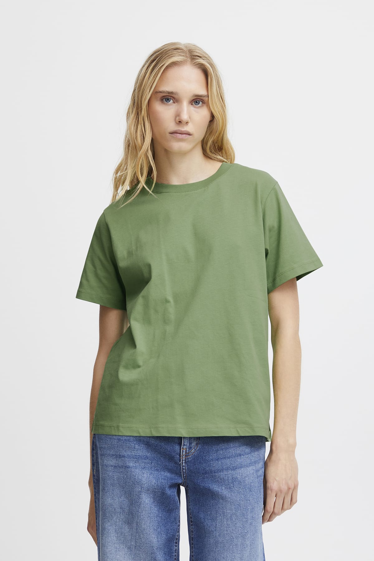 T-Shirt IHPALMER LOOSE SS Green Tea T-Shirt ICHI 