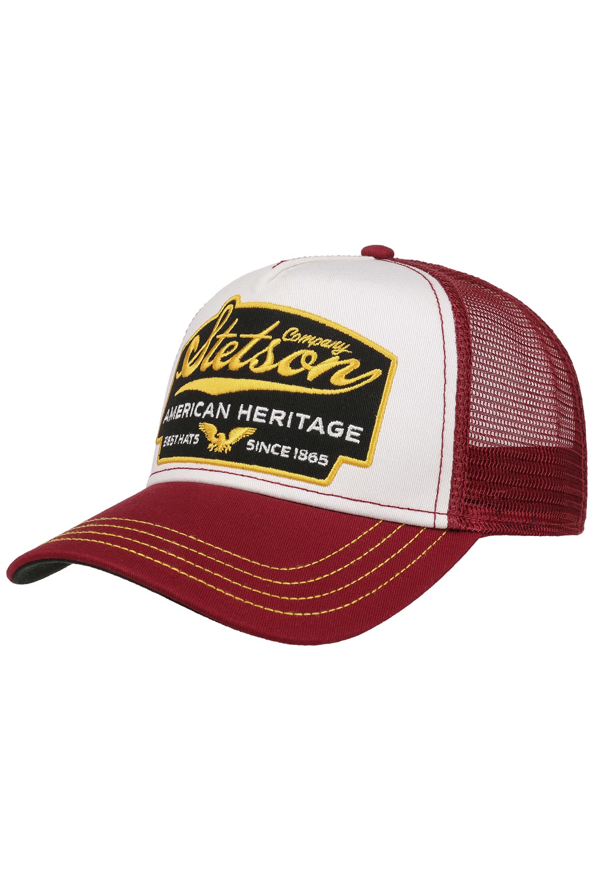 Baseballcap Trucker Cap American Heritage Rot Baseballcap Stetson 