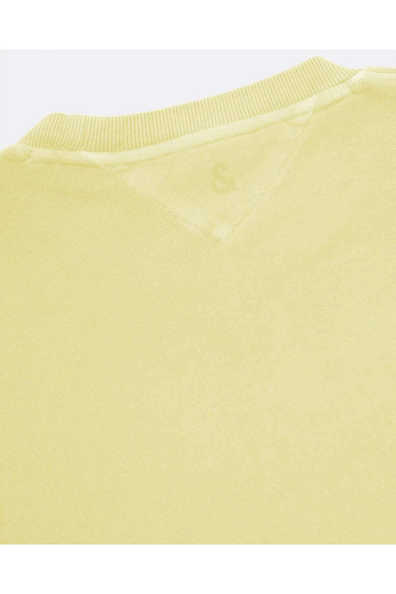 Gelb ausgewaschener Pullover Lemon Sweatshirt Colours&Sons 