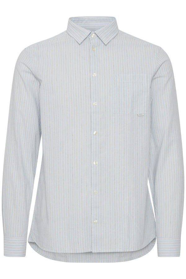 Hemd CFAnton LS BU striped shirt Chateau Gray Hemd Casual Friday 