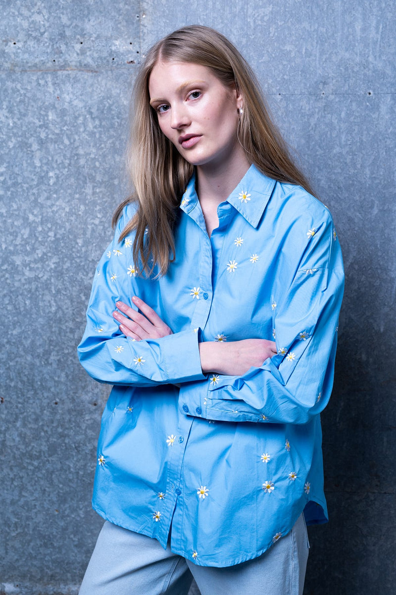 Hemd IXSTORMIE SH Azure Blue Hemd ICHI 