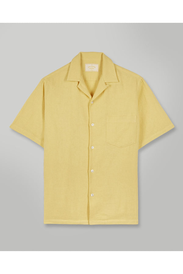 Hemd Pique Gelb Hemd Portuguese Flannel 