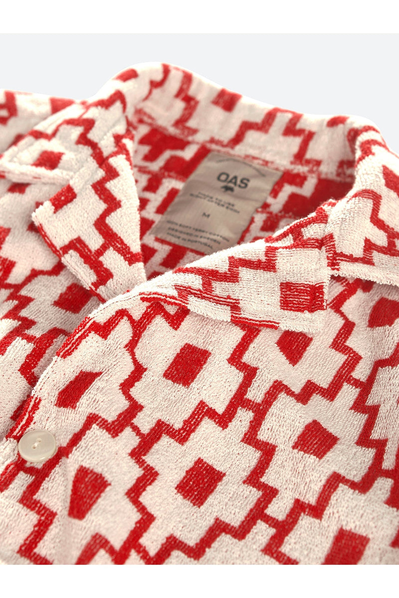 Hemd White Machu Cuba Terry Shirt Hemd OAS 