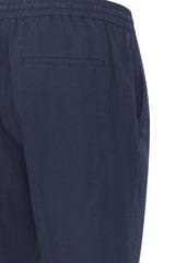 Hose CFPilou 0080 linen pants Dark Navy Hose Casual Friday 