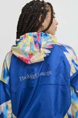 Jacke JCIDA AOP SHORT JACKET - Neon Pink Mix Jacke The Jogg Concept 