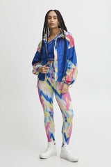 Jacke JCIDA AOP SHORT JACKET - Neon Pink Mix Jacke The Jogg Concept 