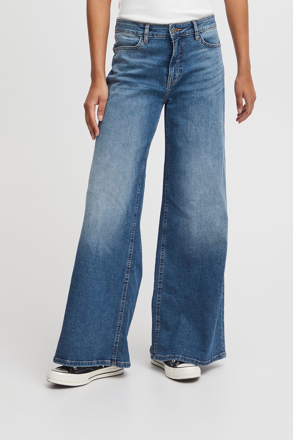 Jeans IHTWIGGY WIDE Medium blue Jeans ICHI 