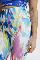 Leggings JCSABELA AOP. LEGGINGS - Neon Pink Mix Leggings The Jogg Concept 