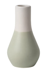 Mini Pastelvasen Set aus 4 Vasen Grün Vasen Räder 