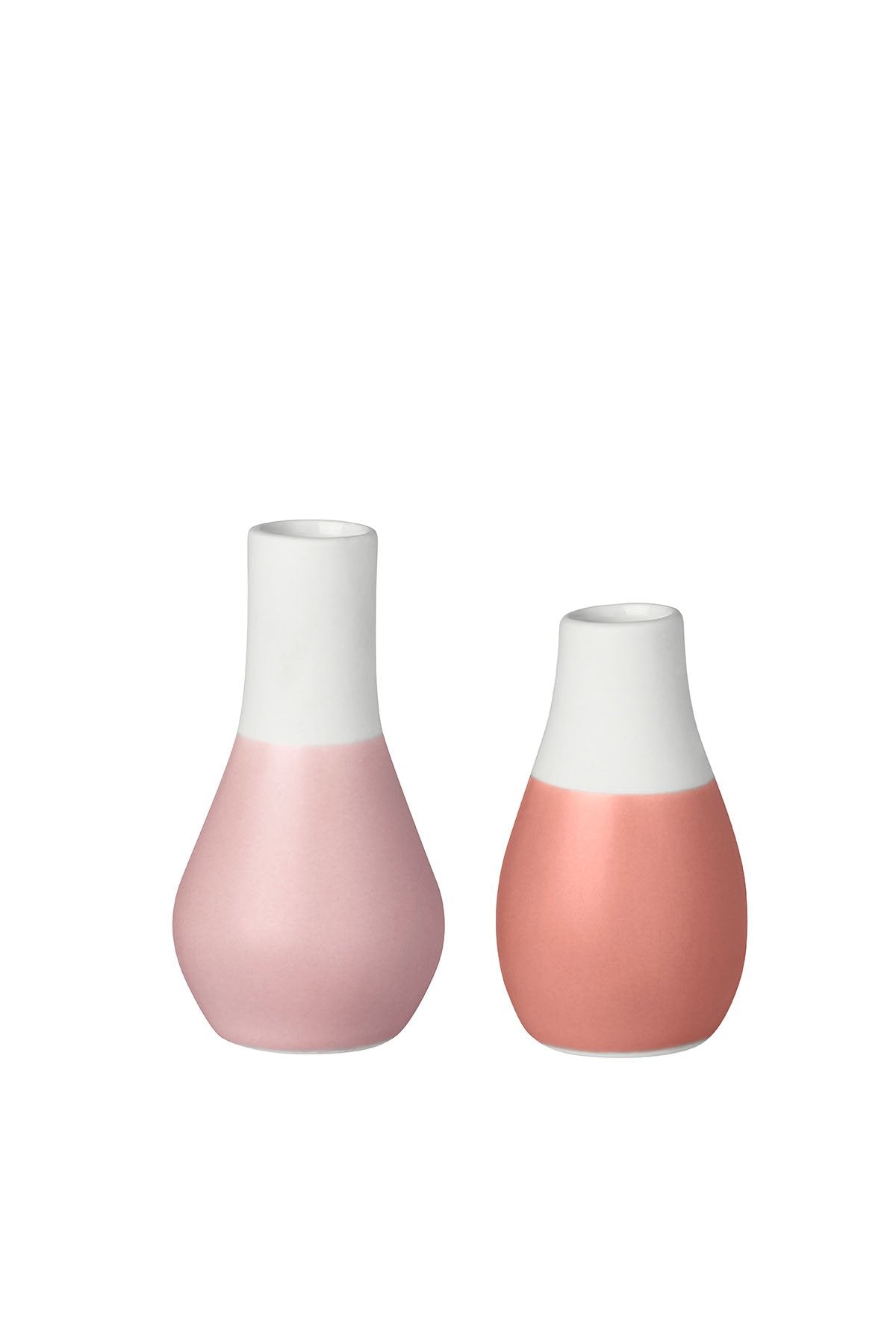 Mini Pastelvasen Set aus 4 Vasen Pudertöne Vasen Räder 