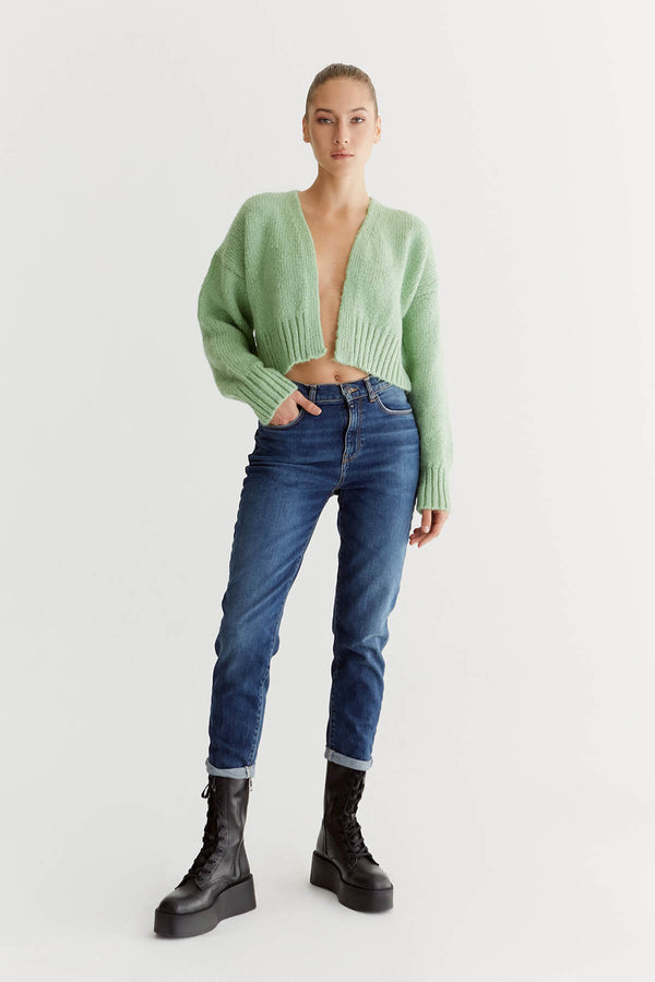 MOM Jeans Relaxed Fit - Lynn - Astra Blue Jeans C.O.J - Cup of Joe Denim 