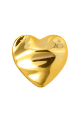 Ohrstecker MELTED HEART 1 PCS - GOLD PLATED Gold Ohrstecker LULU Copenhagen 