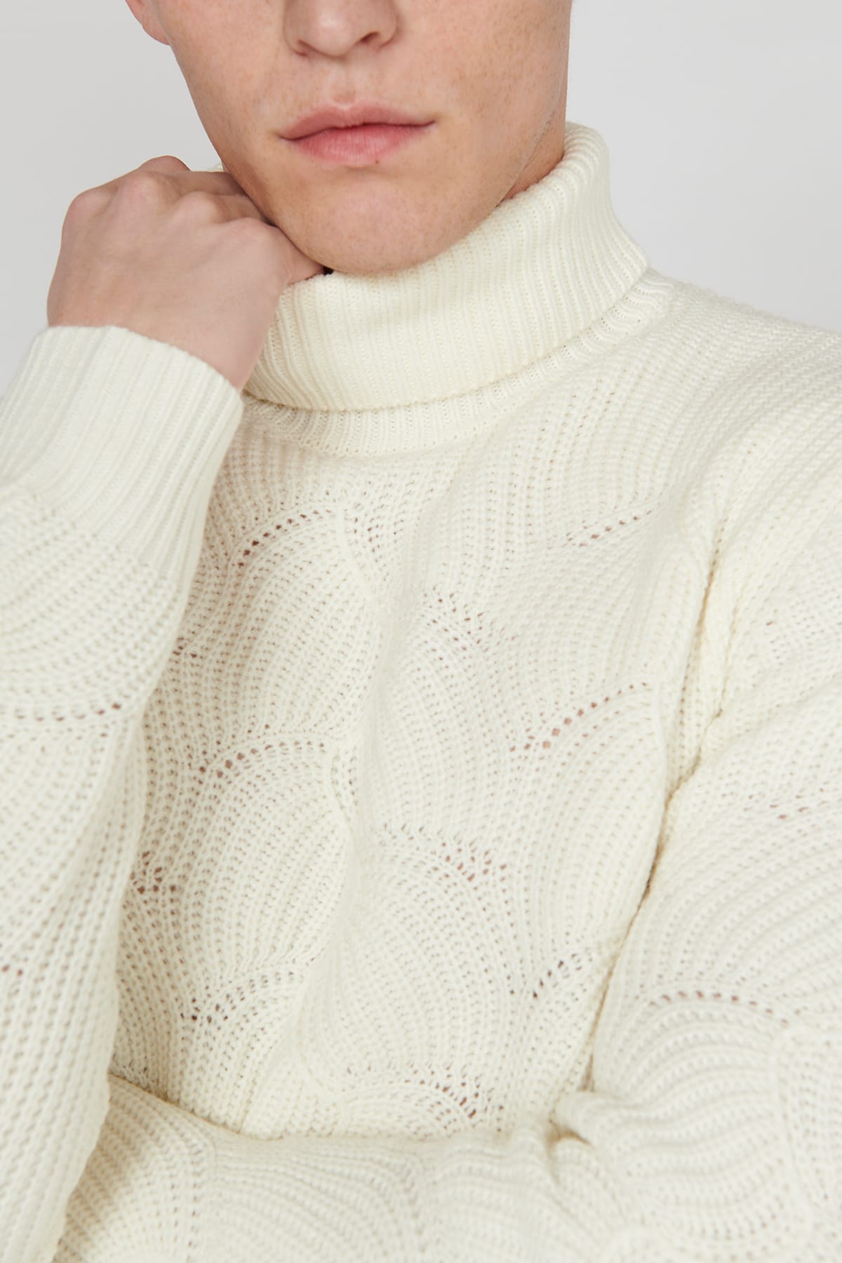 Pullover MAroll pattern Heritage Broken White Pullover Matinique 