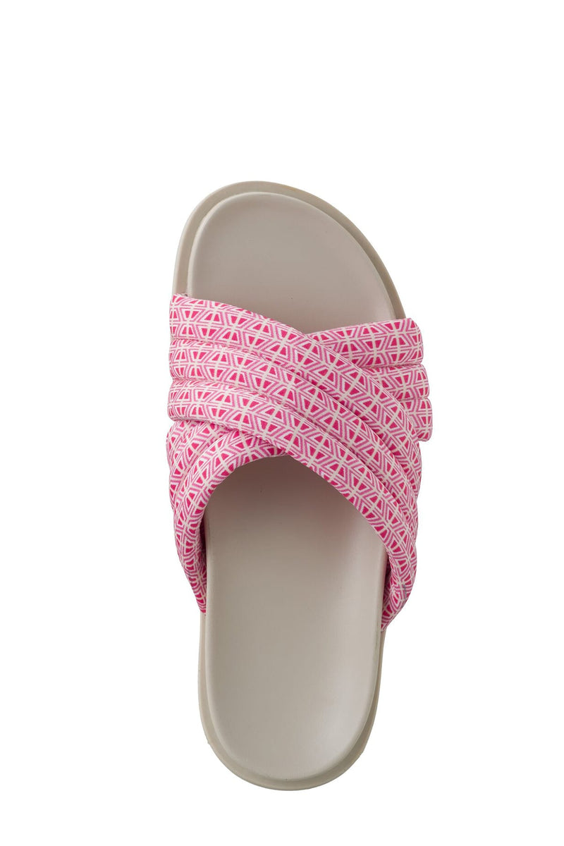 Schuhe Slipper mit Retro-Print Party Punch Pink Dessin Schuhe YAYA 