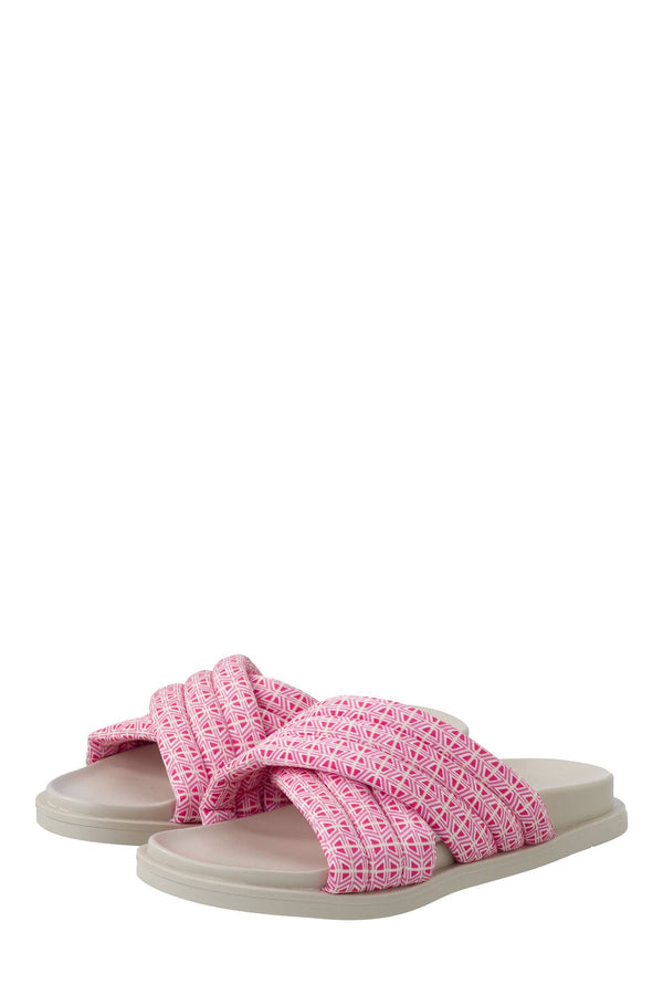 Schuhe Slipper mit Retro-Print Party Punch Pink Dessin Schuhe YAYA 
