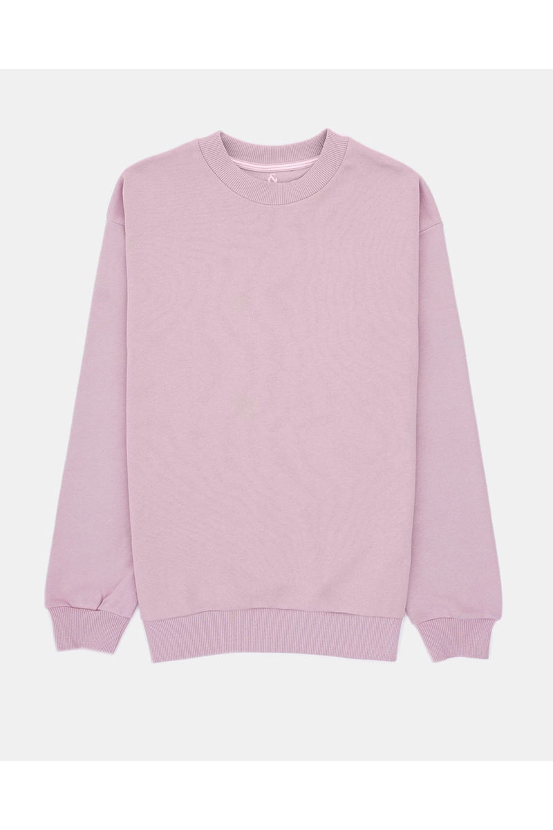 Sweatshirt Lila Sweatshirt mit Rückenprint Grape Sweatshirt Colours&Sons 