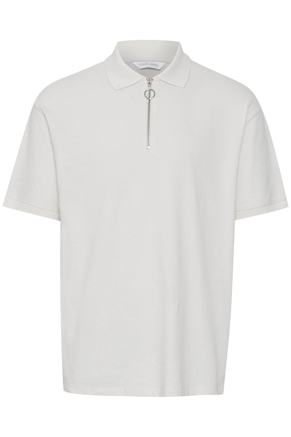 T-Shirt CFTrond 0063 structured polo Ecru T-Shirt Casual Friday 